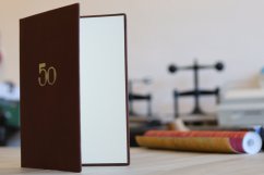 Kožené desky k významnému životnímu jubileu